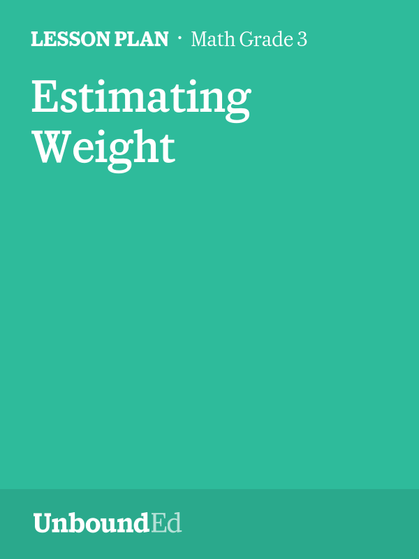 MATH G3: Estimating Weight