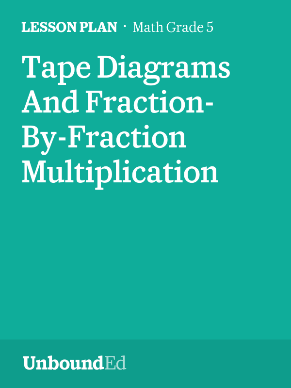MATH G5 Tape Diagrams And FractionByFraction Multiplication