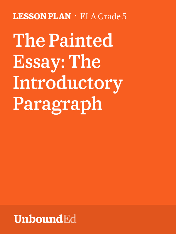 Painted Essay Template Painted Essay Template