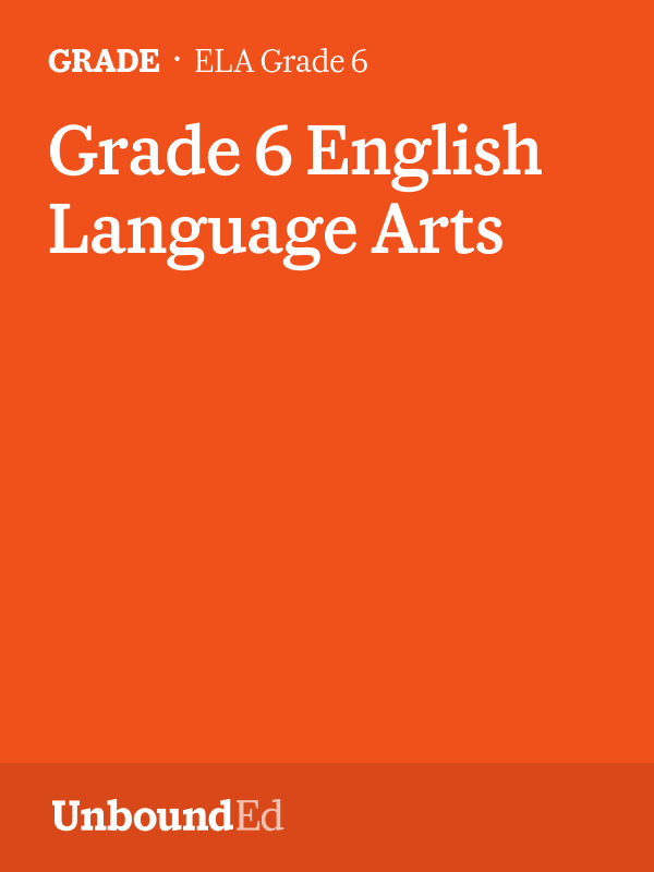 ELA G6 Grade 6 English Language Arts